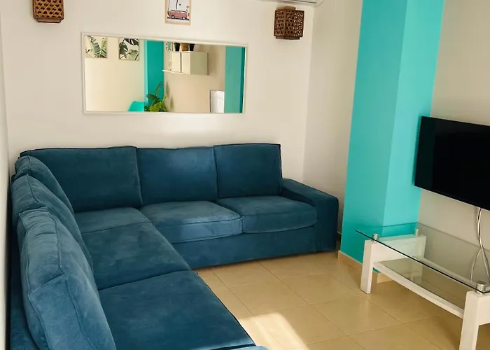 Apartamento Centro 3 Habitaciones Con Aire Acondicionado Y Wifi A 150M De La Playa Y Castillo